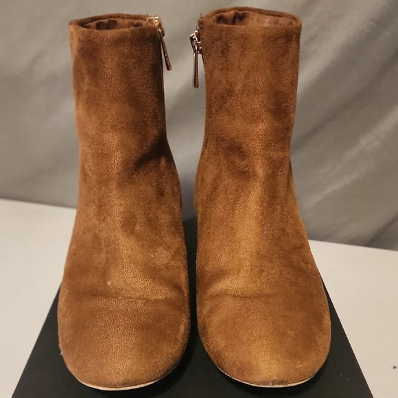 a new day Tan Suede Ankle Boots - Picture 3 of 8